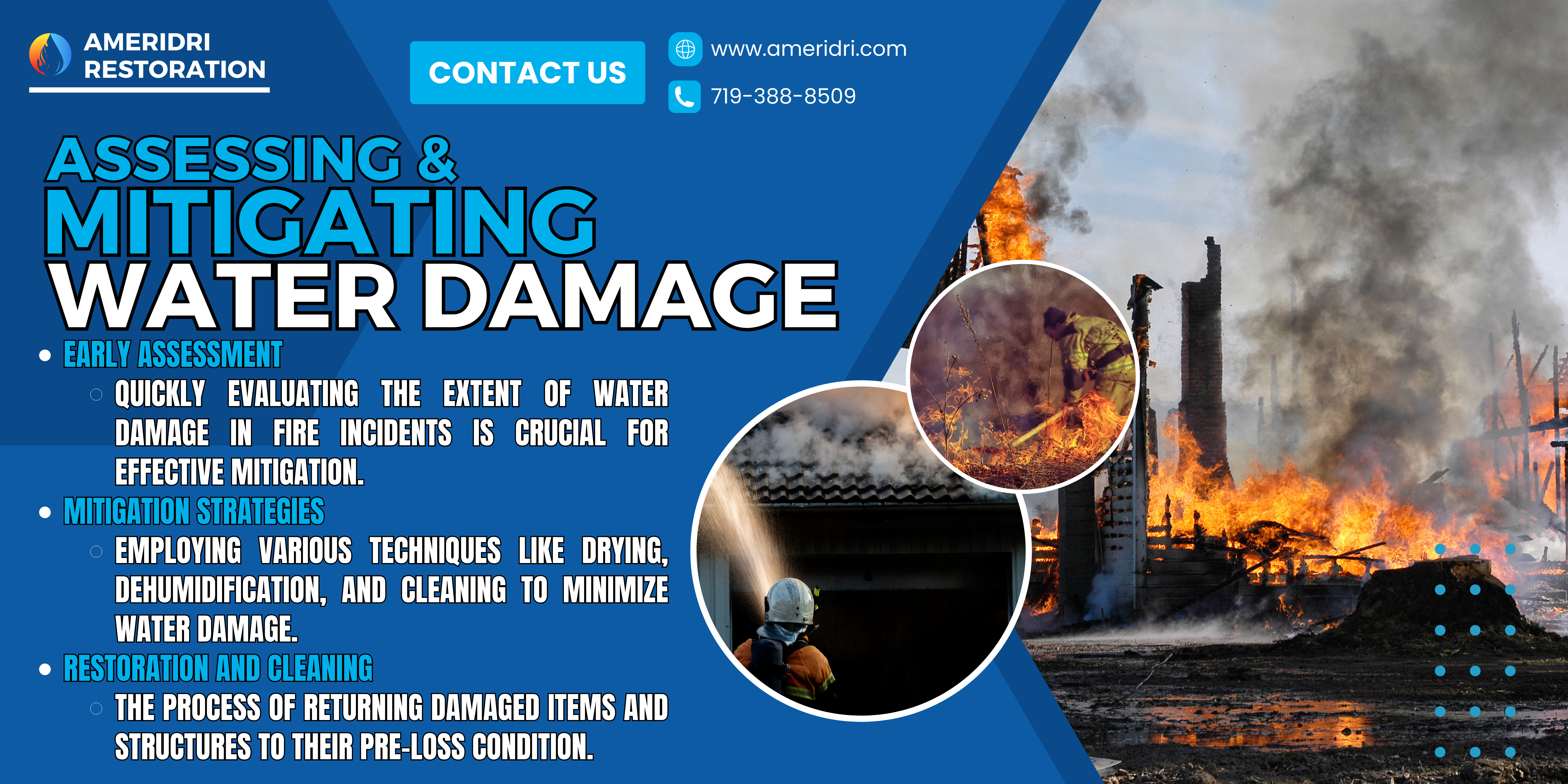 impact of water damage on fire-damaged contents